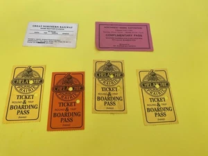 Vintage Chelatchie Train Boarding Passes Tickets * - Picture 1 of 2