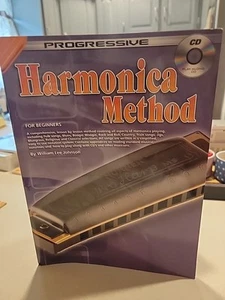 Harmonica Method Bk For Beginners by Johnson, William Lee Missing CD - Picture 1 of 9