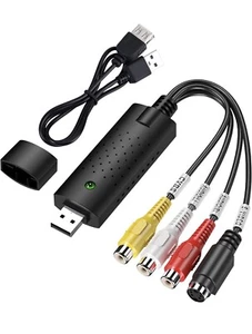 Convertitore da VHS a Digitale Scheda di Acquisizione Video Usb per Windows Mac - Foto 1 di 7
