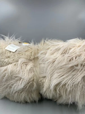 Pottery Barn Mongolian Patchwork Faux Fur Bean Bag Slipcover Only Large 41" 4388 - Image 1 of 4