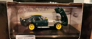 Vintage 1998 Hot Wheels Black Box Shelby Cobra Daytona Green & Yellow NIB - Picture 1 of 7
