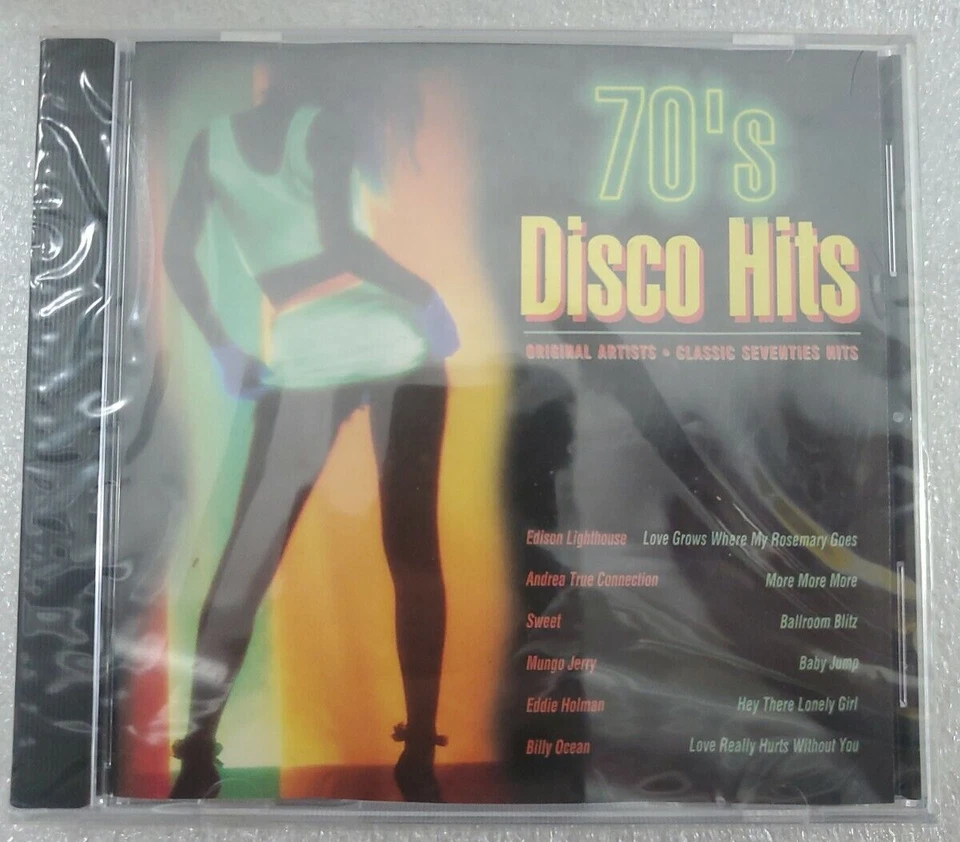 70's Disco Hits. Import Cd,CD, SLAM MUSIC,Manufacturer in England. New & Sealed. — 第 1/4 张图片