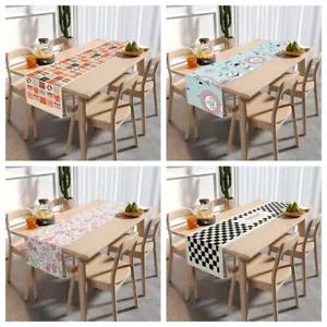 Wipe Clean Tablecloth PVC Cover Wipeable Waterproof Table Cloth Protector - Picture 1 of 40