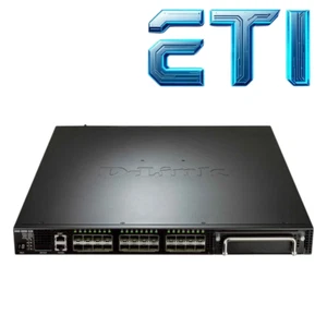 D-LINK DXS-3600-32S, HW: B1, 24 TEN-GIGABITY PORTS SFP+ 10GbE, eti - Zdjęcie 1 z 3
