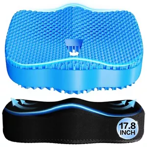 Seat Cushion Gel Wheelchair Seat Cushion Chair Pad Cushion Relieve Sciatica B... - Picture 1 of 7