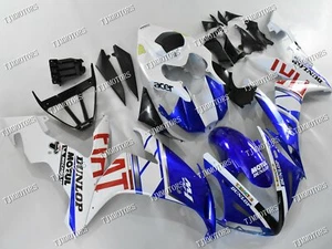 Fit for 2004-2006 YZF R1 Blue White ABS Injection Mold Bodywork Kit Fairing Kit - Picture 1 of 9