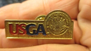 Prendedor de solapa de corbata tono dorado de la Asociación de Golf de la USGA - Imagen 1 de 3