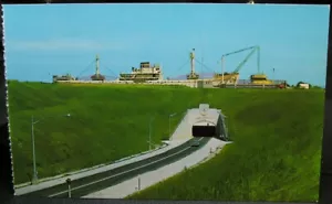 Vtg Eisenhower Lock-only vehicular tunnel under a lock in USA - not posted - Picture 1 of 2