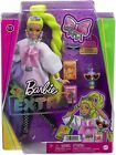 Poupée Barbie Extra #11 en tee et leggings surdimensionnés avec perroquet pour animaux de compagnie, extra-long Ne