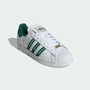 Scarpe Adidas Superstar Uomo Taglia 11 ID1374 Cloud Bianco/Verde Collegiale/Grigio One - Foto 1 di 6
