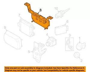 Soporte sensor distancia parachoques delantero BMW OEM 2018 X3 66316869772 - Imagen 1 de 2