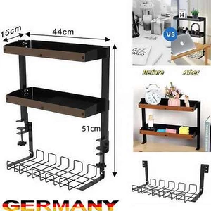 Desktop-Bücherregal Gitter-Schreibtisch-Aufbewahrungsregal Desktop-Bücherregal - Afbeelding 1 van 11