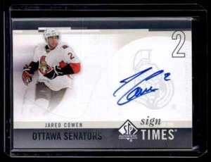 2010-11 Upper Deck SP Authentic Sign of the Times Jared Cowen Auto Ottawa - Picture 1 of 2