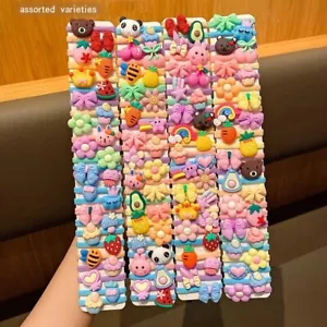 80 KIDS HAIR BOBBLES GIRLS HAIR ELASTICS PONYTAIL HAIR BOBBLES ACCESSORIES NEW - Picture 1 of 7