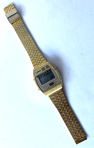 Digital Wrist Watch MEN'S Stop Watch CHRONOGRAPH Alarm ANCO VTG 1980s Hong Kong - Picture 1 of 8