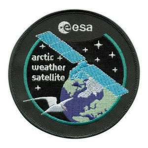 Arctic Weather Satellite - ESA Patch/Abzeichen bestickt - Bild 1 von 1