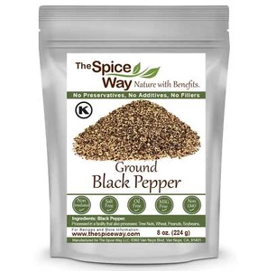 The Spice Way Ground Black Pepper - Picture 1 of 8