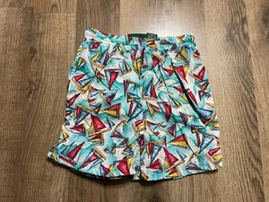 Concept Clothing Shorts, Kids Size 5, Multicolor, Swim Trunks, Boats - Picture 1 of 10