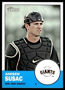 2012 Topps Heritage Minor League Edition - #176 Andrew Susac - Picture 1 of 2
