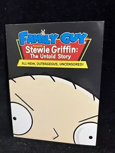 FAMILY GUY STEWIE GRIFFIN THE UNTOLD STORY RARE 2005 PROMO 4,5"x6" EINLADUNGSKARTE - Bild 1 von 2
