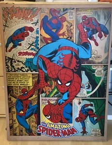 The Amazing SpiderMan Canvas Pyramid Group Canvas 80 x 60cm Marvel Comics Heroes - Picture 1 of 5