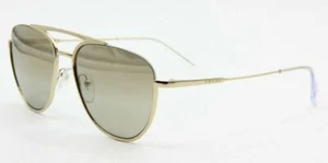 Authentische Prada Sonnenbrille SPR50U ZVN-6O0 goldfarbenes Gestell goldene Gläser 56 mm ST * - Bild 1 von 1