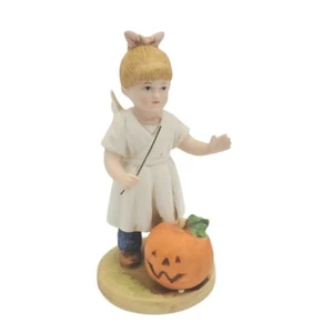 Vintage 1985 HOME INTERIORS HOMCO Denim Days Figurines Halloween 1516 - Picture 1 of 5