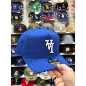 Dodgers Reverse Logo A-Frame New Era 9FIFTY Snapback | Blue | Rare - Picture 1 of 3