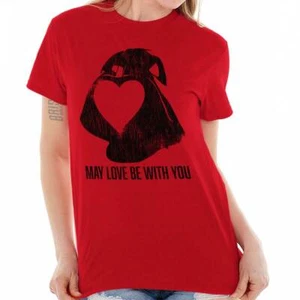 Valentine's Day Villain May Love Be With You Womens Graphic Crewneck T Shirt Tee - Picture 1 of 8