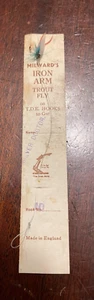 Vintage MILWARD's IRON ARM Trout FLY - Silver Doctor - Foto 1 di 2