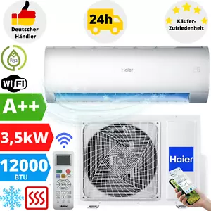 Haier Pearl Split Klimaanlage 12000BTU Klimagerät Inverter Klima WLAN 3,5 kW R32 - Bild 1 von 11