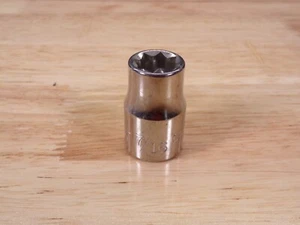 Craftsman 1/2" Antrieb 7/16" flache Steckschlüssel 8pt SAE Zoll USA -G- Stempel 44221 - Bild 1 von 4