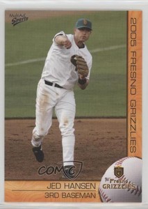 2005 MultiAd Sports Fresno Grizzlies Jed Hansen #13