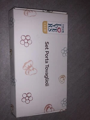 Set Portatovaglioli Thun Rosa Forma Di Cuore kit nuovi thun lovers - Immagine 1 di 2