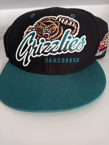 Vancouver Grizzlies DE COLECCIÓN Auténtico Snapback Sombrero 47 Marca Madera Dura Clásicos  - Imagen 1 de 4