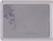 ROYCE LEWIS 2017 ITG Leaf Trinity Signatures Baseball Black Printing Plate # 1/1