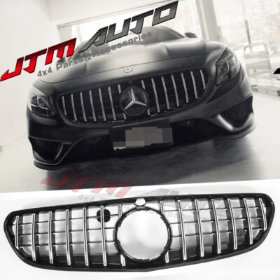 Chrome Black GT Style Grill Grille to suit Mercedes Benz S-Class C217 S217 Coupe - image 1 of 4