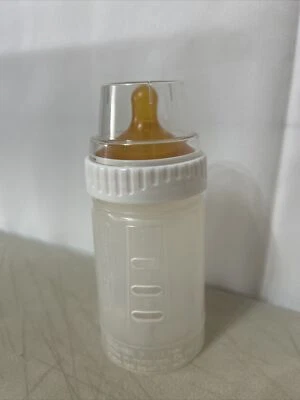 Vintage Gerber Baby Bottle Drop In Nurser Rubber Latex Nipple Reborn Doll 4 oz - Image 1 of 3