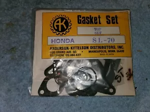 NOS Honda Top End Engine Gasket kit set SL70 SL 70 AK / MADE IN JAPAN - Foto 1 di 2