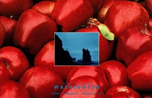 USPS PROGRAMA DE CEREMONIA 2404 Manzanas del Estado de Washington - Imagen 1 de 2