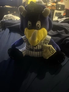 "Lindo peluche mascota dinosaurio dinosaurio de 9"" de béisbol MLB Colorado Rockies NL - Imagen 1 de 7