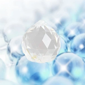 Colgante de perlas de bola de araña facetadas de cristal transparente de 20 mm para 20 piezas - Imagen 1 de 11