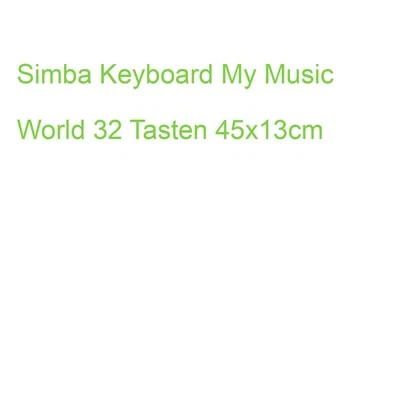 SIMBA Keyboard My Music World 32 Tasten 45x13cm (4006592631499) (106833149) - Bild 1 von 2