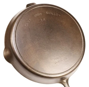 Vintage Wagner Ware / Griswold No 14 Gusseisen Pfanne ex restaurierter Zustand - Bild 1 von 10
