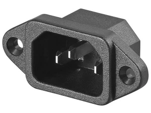 GOOBAY Kaltgeräte-Einbaustecker 12955, 250 V~, 10 A - Bild 1 von 1