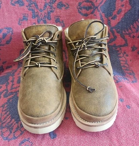 UGG Australia Campfire Trail Boots Mens 9 Chestnut Bomber 1020404 Sheepskin - Picture 1 of 24