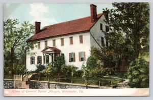 Home of General Daniel Morgan Winchester VA Virginia Vintage Postcard - Picture 1 of 2