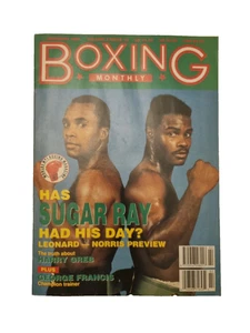 Boxing Monthly Sugar Ray / Ray Mercer - February 1991 Vol. 2 Issue 10 - Picture 1 of 11