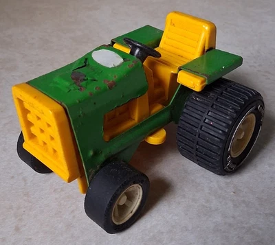 Green & Yellow Tonka Tractor 4" only (no wagon) vintage 4.5"x2.25" - Image 1 of 4