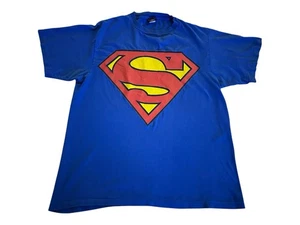 Vintage Superman Shirt 2001 L Warner Bros. - Picture 1 of 13